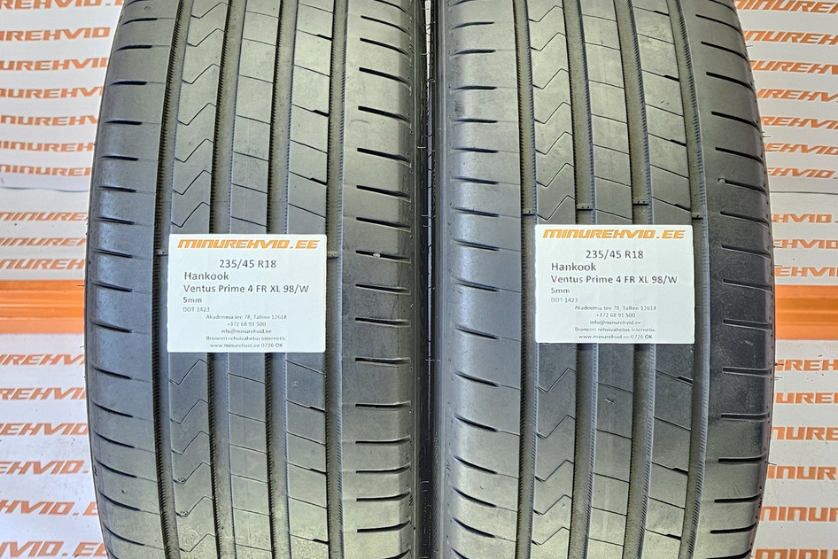 Used summer tire 235/45R18 Hankook Ventus Prime 4 FR XL 98/W