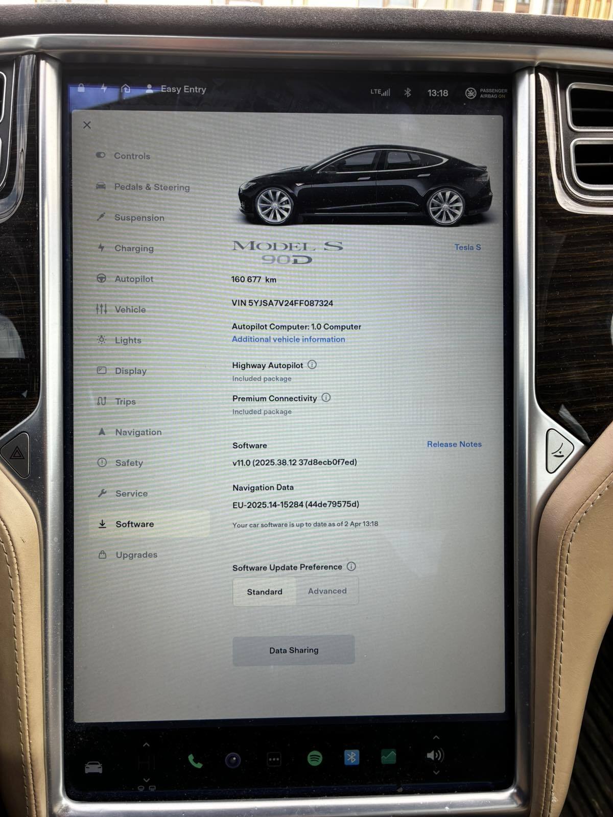 Tesla Model S 90D 2015, photo 7/10