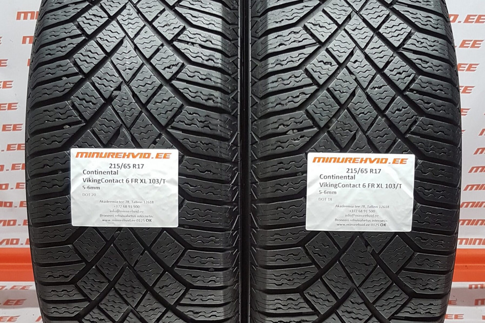 Used studless winter tire 215/65R17 Continental VikingContact 7 FR XL 103/T