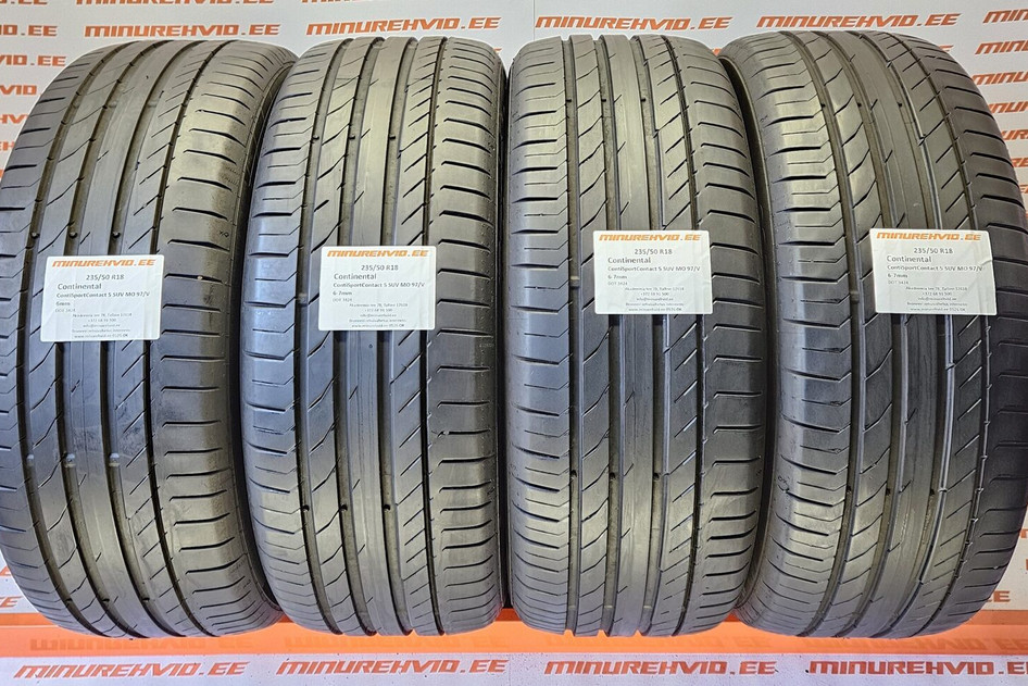 Kasutatud suverehv 235/50R18 Continental ContiSportContact 5 SUV MO 97/V