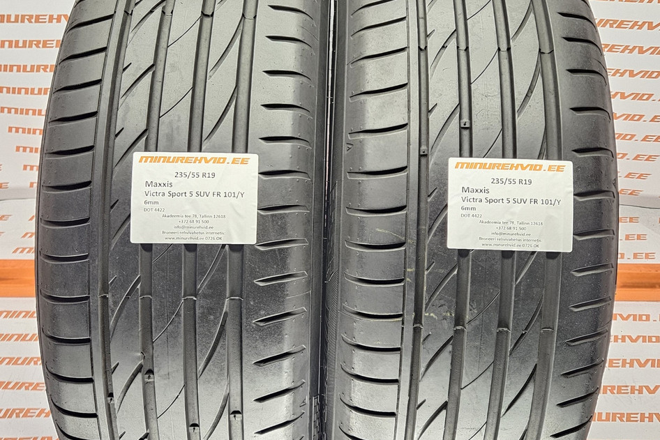 Used summer tire 235/55R19 Maxxis Victra Sport 5 SUV FR 101/Y