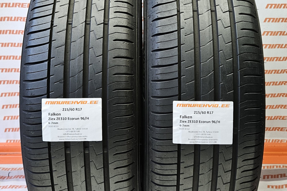 Used summer tire 215/60R17 Falken Ziex ZE310 Ecorun 96/H