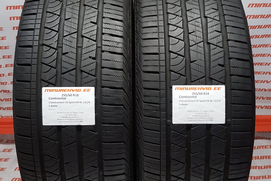 Used summer tire 255/60R18 Continental CrossContact LX Sport FR XL 112/V