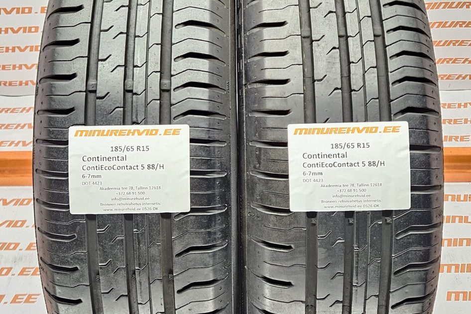 Used summer tire 185/65R15 Continental ContiEcoContact 5 88/H