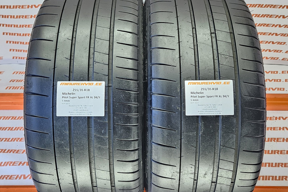 Used summer tire 255/35R18 Michelin Pilot Super Sport FR XL 94/Y