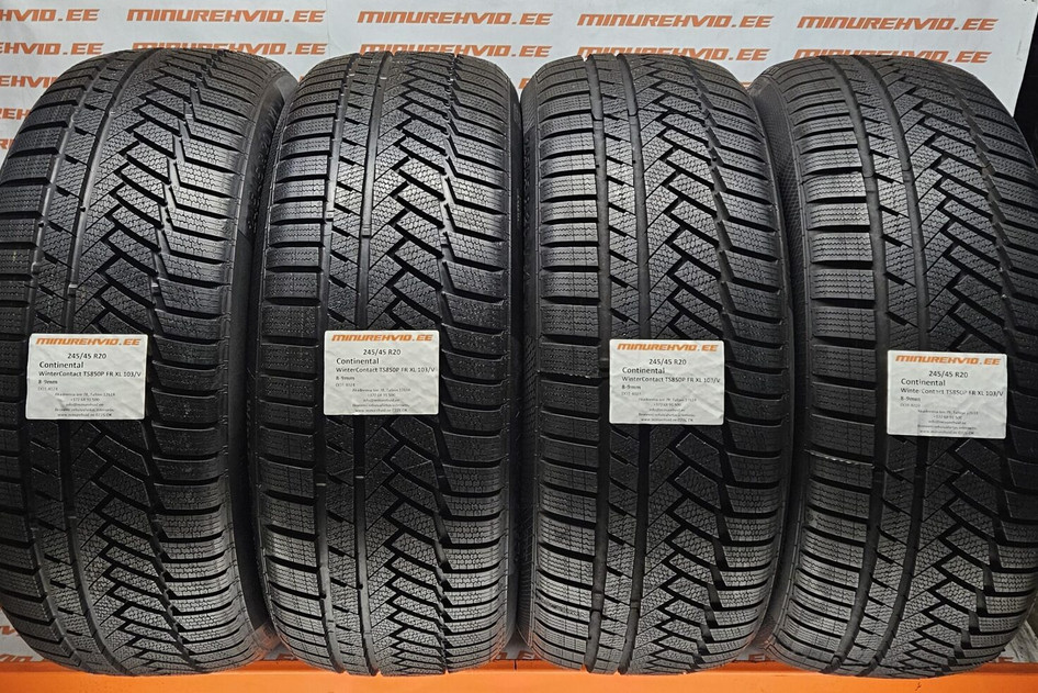 Kasutatud lamellrehv 245/45R20 Continental WinterContact TS850P FR XL 103/V 4024
