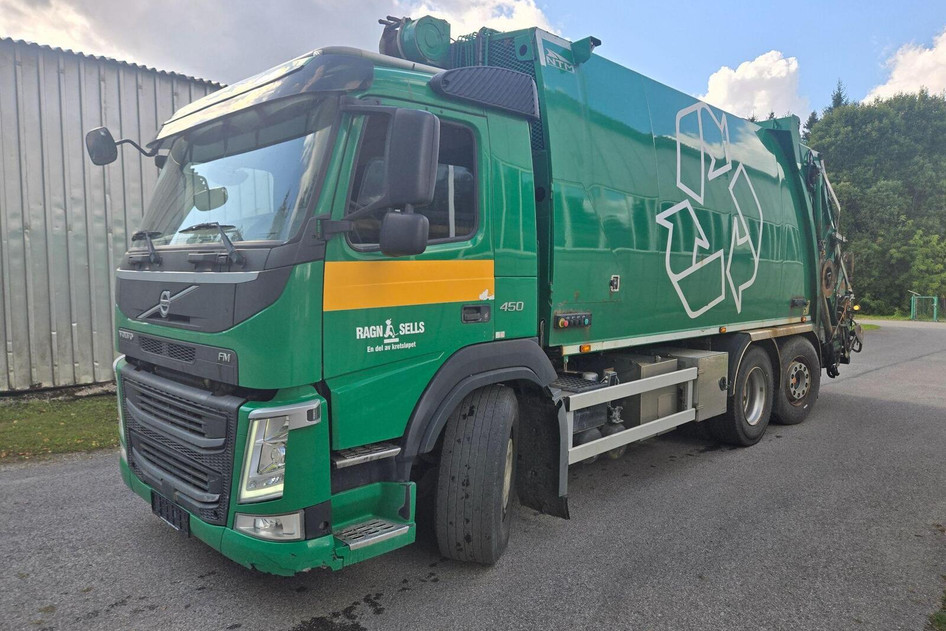 Volvo FM450 6X2 NTM 21,5m³ + VINCH, 2018, 338 kW, дизель, автомат