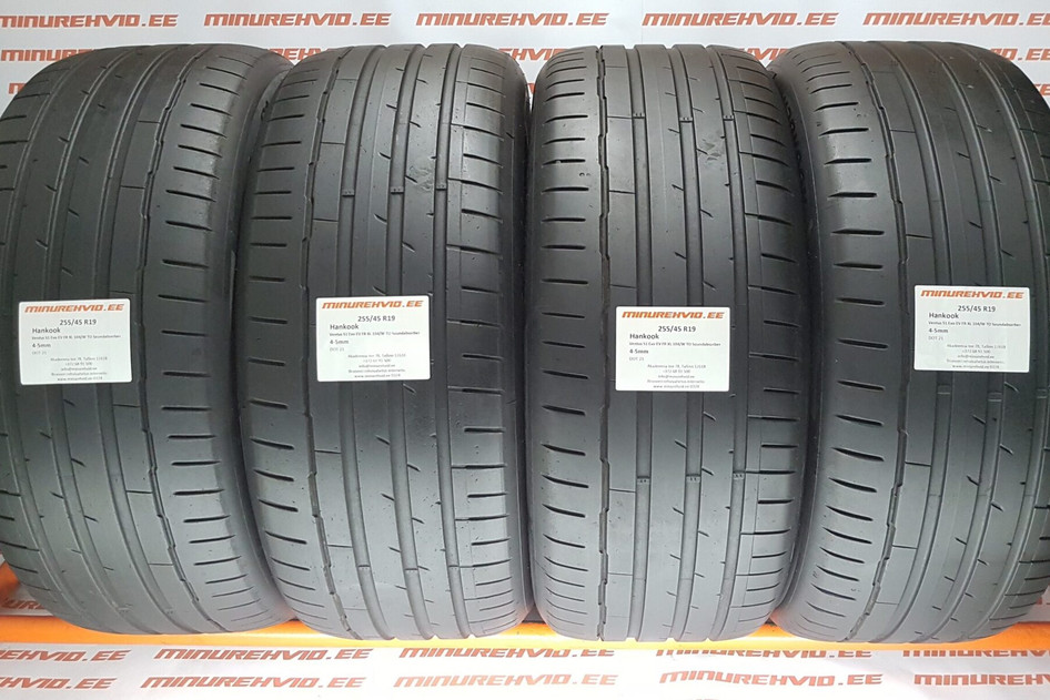 Kasutatud suverehv 255/45R19 Hankook Ventus S1 Evo 3 EV FR XL 104/W soundabsorber