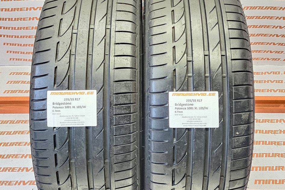 Kasutatud suverehv 235/55R17 Bridgestone Potenza S001 XL 103/W