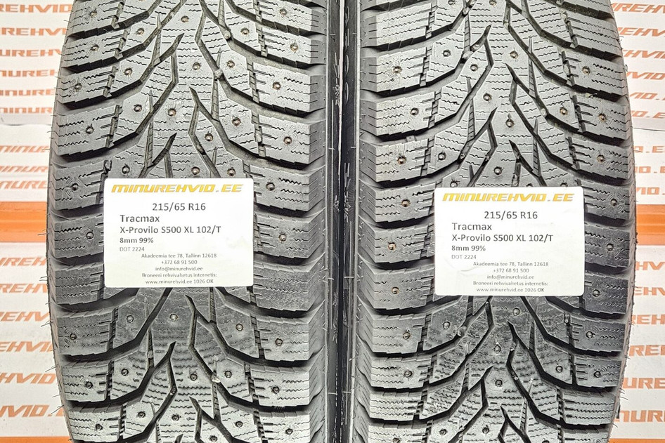 Подержанный шипованная шина 215/65R16 Tracmax X-Provilo S500 XL 102/T