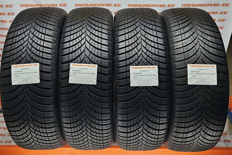 Used summer tire 215/60R17 GoodYear Vector 4Seasons GEN-3 XL 100/H