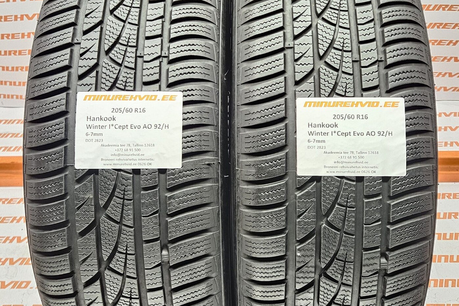 Kasutatud lamellrehv 205/60R16 Hankook Winter I*Cept Evo AO 92/H
