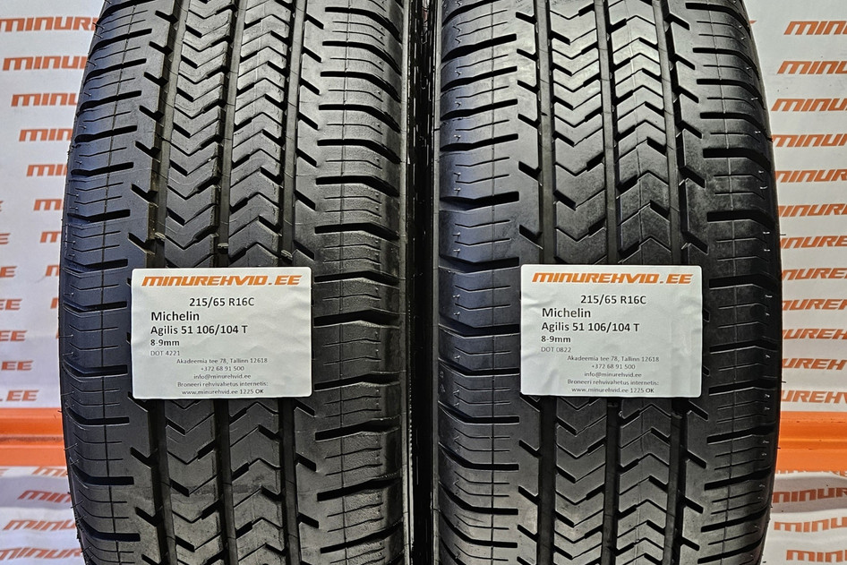 Used summer tire 215/65R16 Michelin Agilis 51 106/104 T 4221+0822