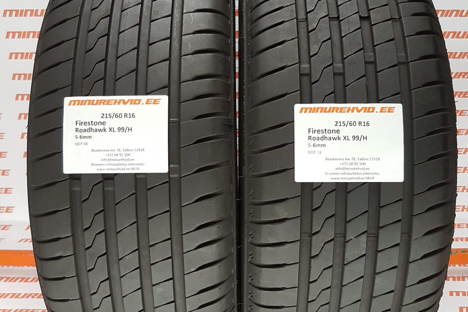Kasutatud suverehv 215/60R16 Firestone Roadhawk XL 99/H