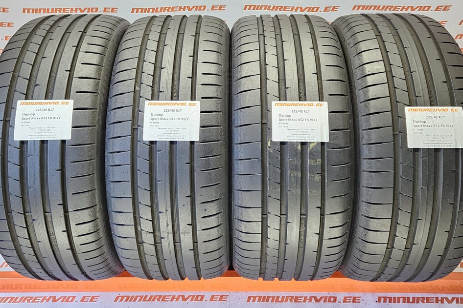 Kasutatud suverehv 225/45R17 Dunlop Sport Maxx RT2 FR 91/Y 1623