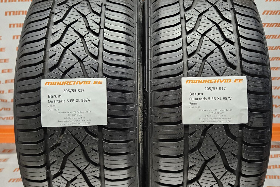 Used studless winter tire 205/55R17 Barum Quartaris 5 FR XL 95/V 2822