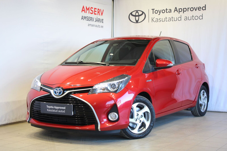 Toyota Yaris, 2016, 1.5, 54 kW, hübriid (bensiin/elekter), automaat, esivedu