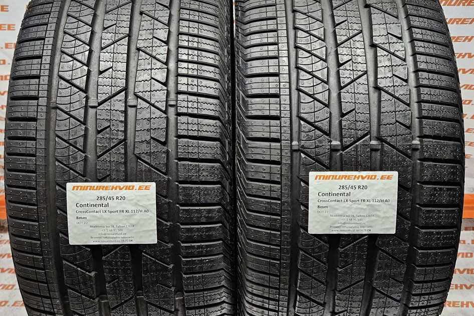 Kasutatud suverehv 285/45R20 Continental CrossContact LX Sport FR XL 112/H A0