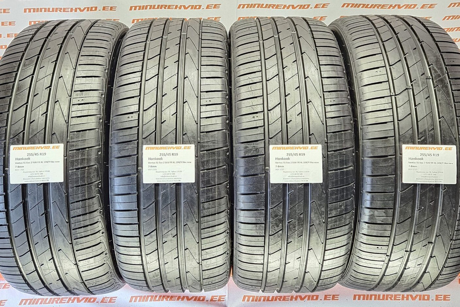 Kasutatud suverehv 255/45R19 Hankook Ventus S1 Evo 2 SUV FR XL 104/Y like new