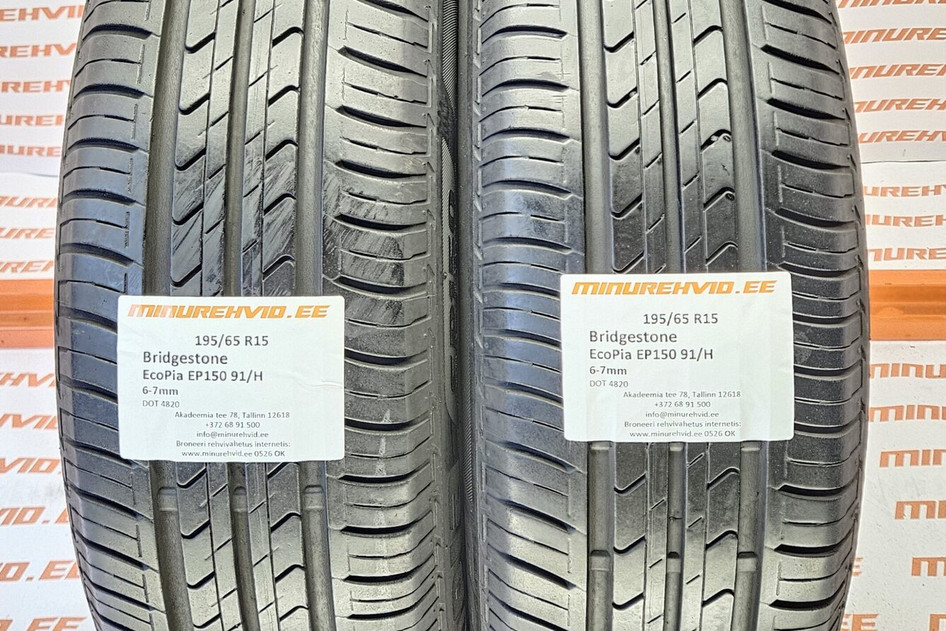 Kasutatud suverehv 195/65R15 Bridgestone EcoPia EP150 91/H