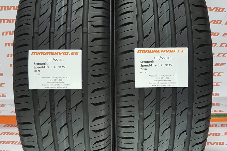 Подержанный летняя шина 195/55R16 Semperit Speed-Life 3 XL 91/V