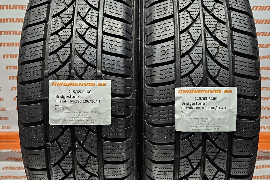 Kasutatud lamellrehv 215/65R16 Bridgestone Blizzak LM-18C 106/104 T