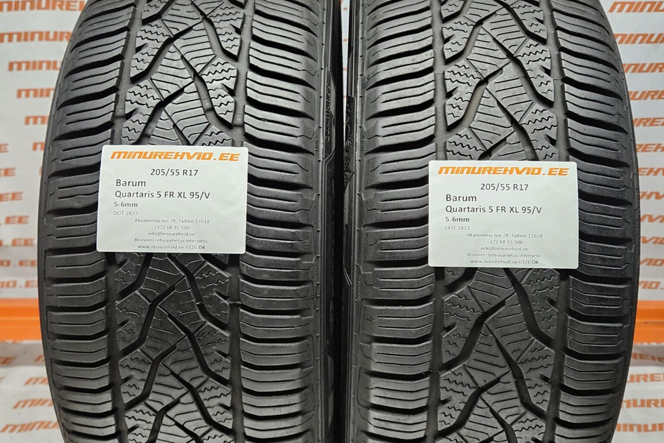 Used studless winter tire 205/55R17 Barum Quartaris 5 FR XL 95/V