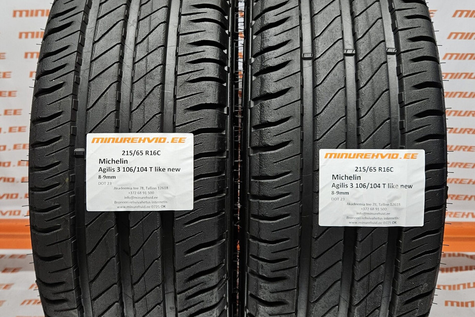 Used summer tire 215/65R16 Michelin Agilis 3 106/104 T like new