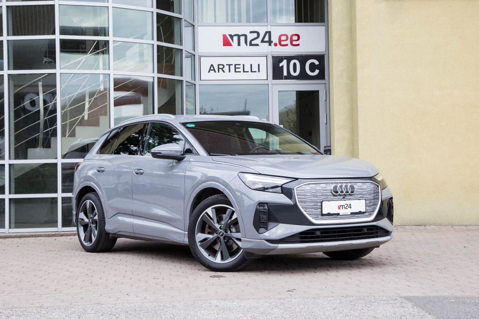 Audi Q4 e-tron, 2022, 77 kW, электричество, автомат, полный привод