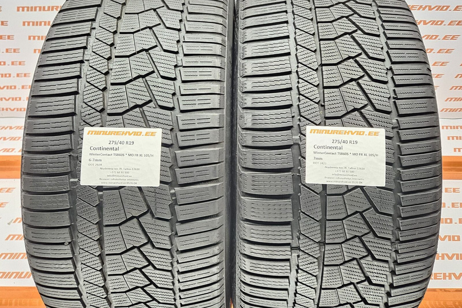 Kasutatud lamellrehv 275/40R19 Continental WinterContact TS860S * MO FR XL 105/H