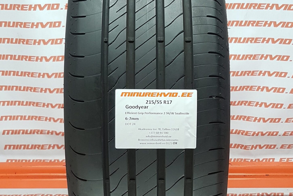 Kasutatud suverehv 215/55R17 GoodYear EfficientGrip Performance 2 94/W Seal Inside
