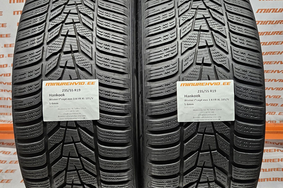Used studless winter tire 235/55R19 Hankook Winter I*cept evo 3 X FR XL 105/V