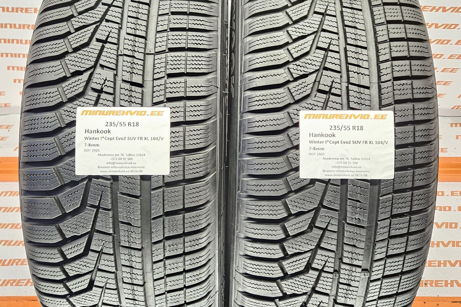 Kasutatud lamellrehv 235/55R18 Hankook Winter I*Cept Evo2 SUV FR XL 104/V
