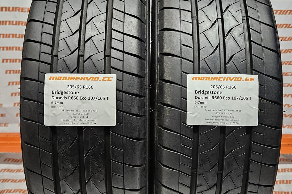 Kasutatud suverehv 205/65R16 Bridgestone Duravis R660 Eco 107/105 T