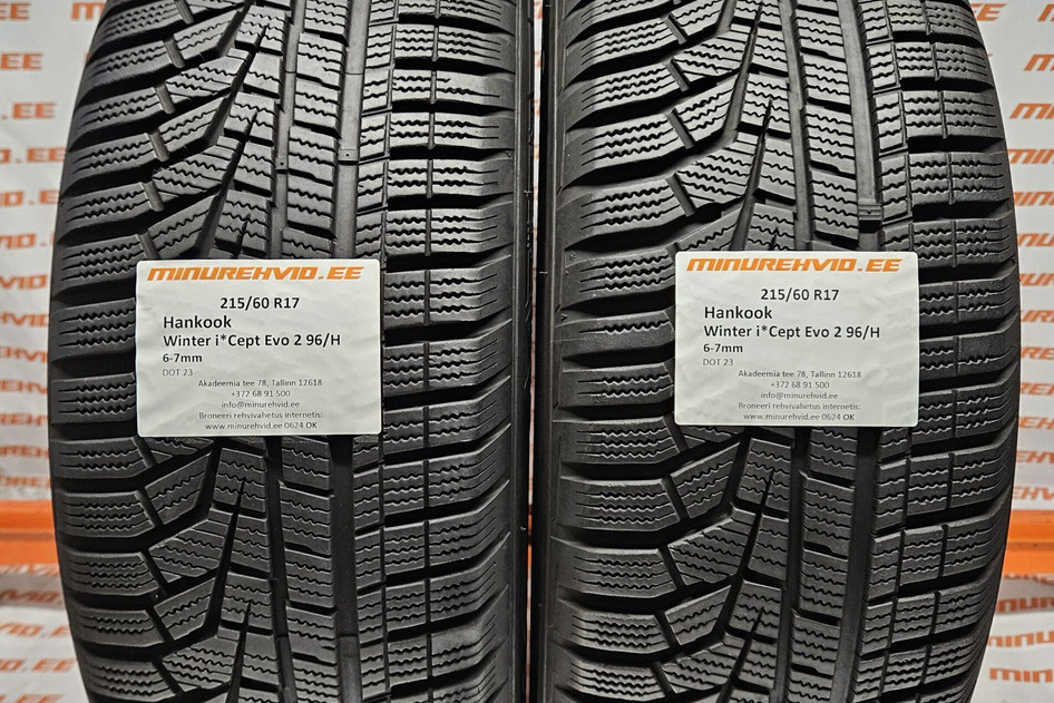 Used studless winter tire 215/60R17 Hankook Winter i*Cept Evo 2 96/H