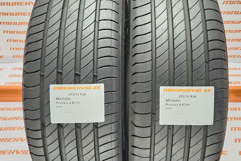 Used summer tire 195/55R16 Michelin Primacy 4 87/H 3821