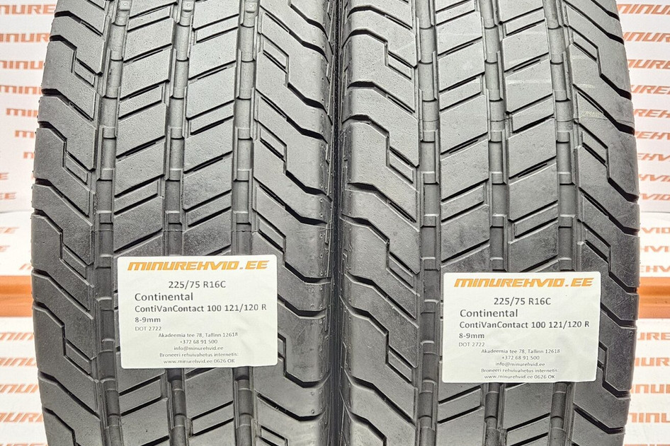 Used summer tire 225/75R16 Continental ContiVanContact 100 121/120 R