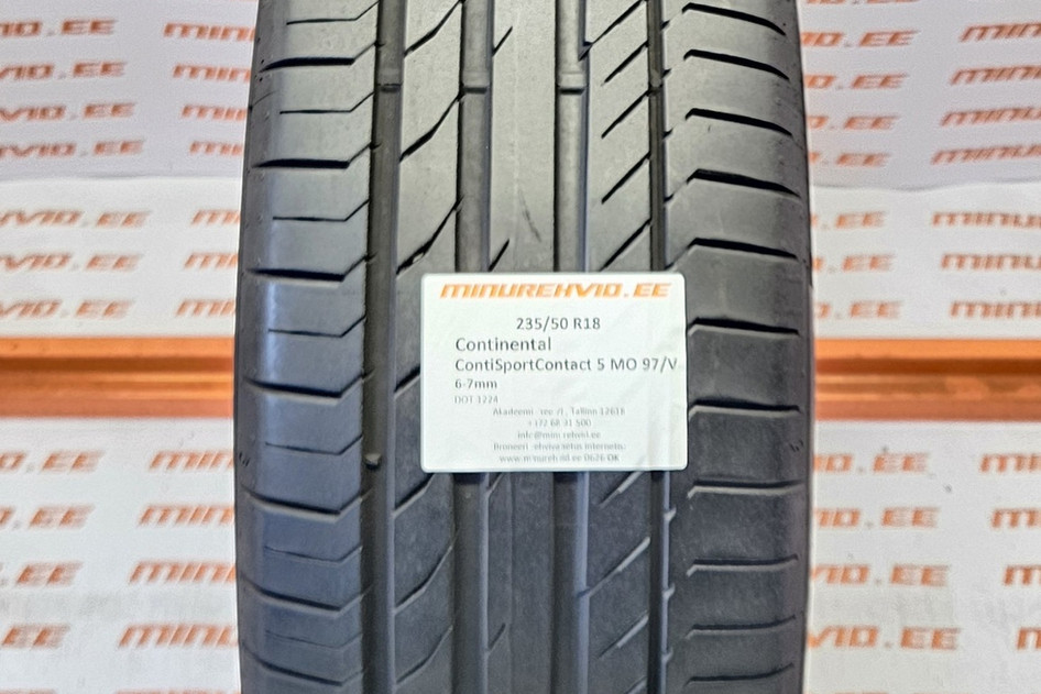 Kasutatud suverehv 235/50R18 Continental ContiSportContact 5 MO 97/V