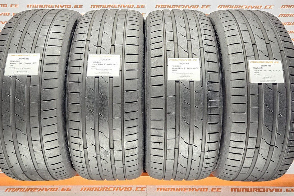 Kasutatud suverehv 245/45R19 Hankook Ventus S1 Evo 3 * MO XL 102/Y