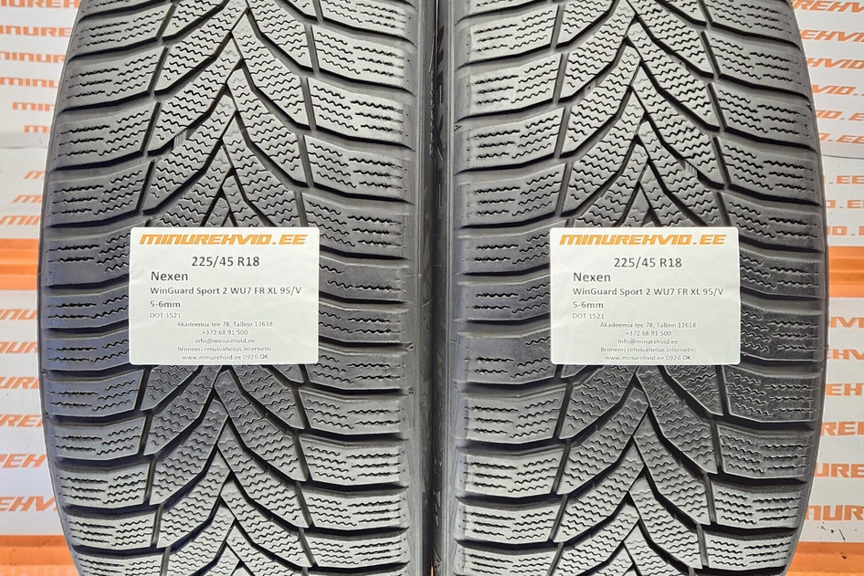 Kasutatud lamellrehv 225/45R18 Nexen WinGuard Sport 2 WU7 FR XL 95/V 1521