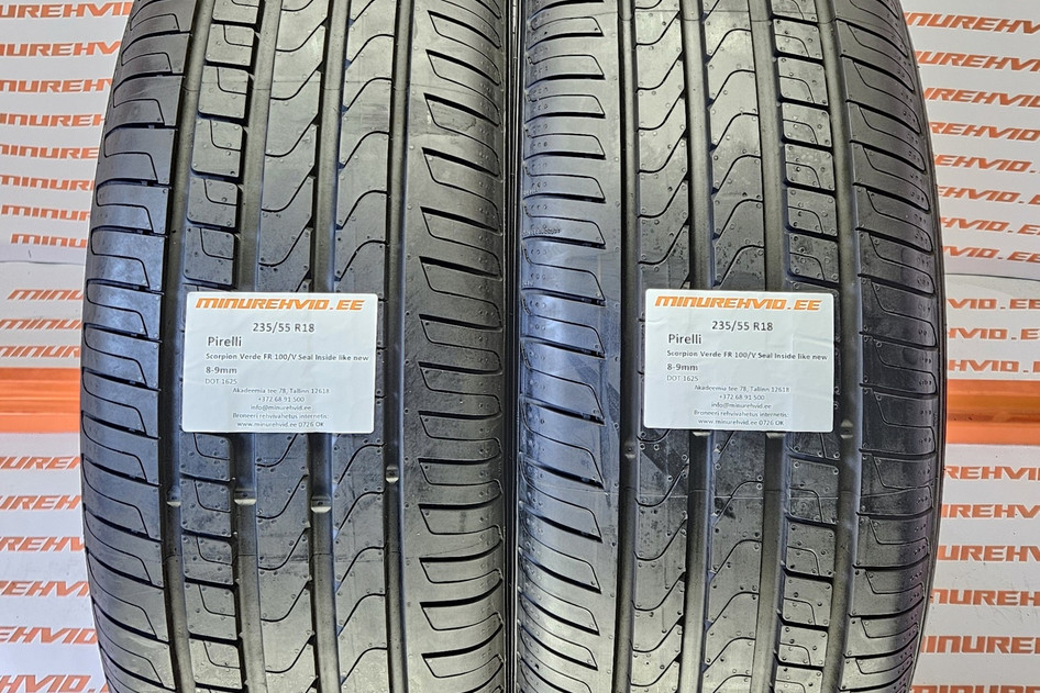 Used summer tire 235/55R18 Pirelli Scorpion Verde FR 100/V Seal Inside like new