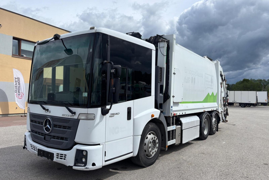 Mercedes-Benz ECONIC 2630 NGT + CNG + JOAB PRESS 22,2 m3, 2017, 7.7, 222 kW, cng, tagavedu
