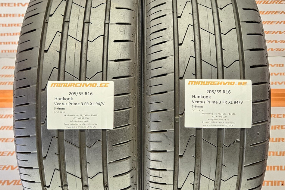 Kasutatud suverehv 205/55R16 Hankook Ventus Prime 3 FR XL 94/V 1824