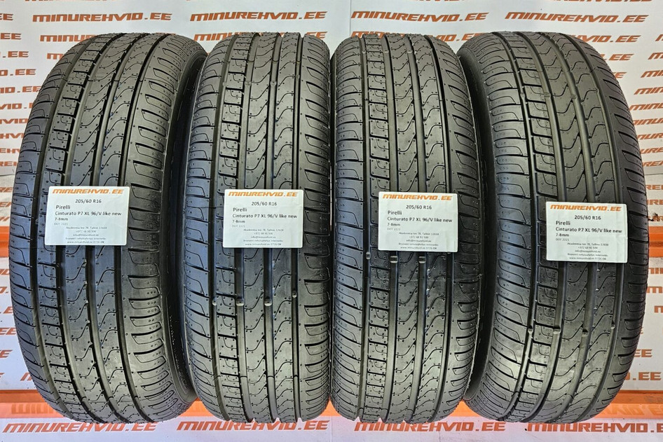 Kasutatud suverehv 205/60R16 Pirelli Cinturato P7 XL 96/V like new 2221