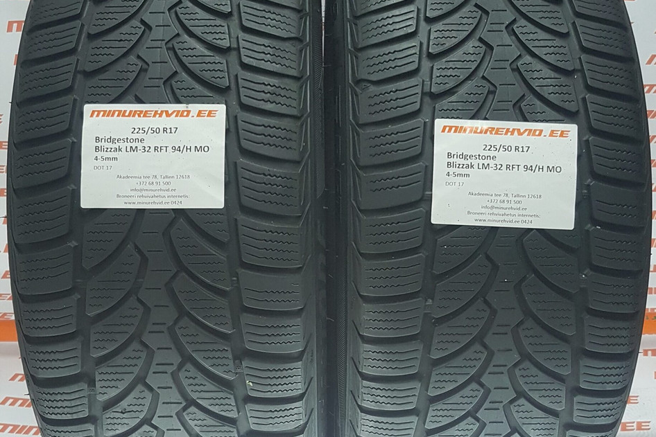 Used studless winter tire 225/50R17 Bridgestone Blizzak LM-32 94/H MO