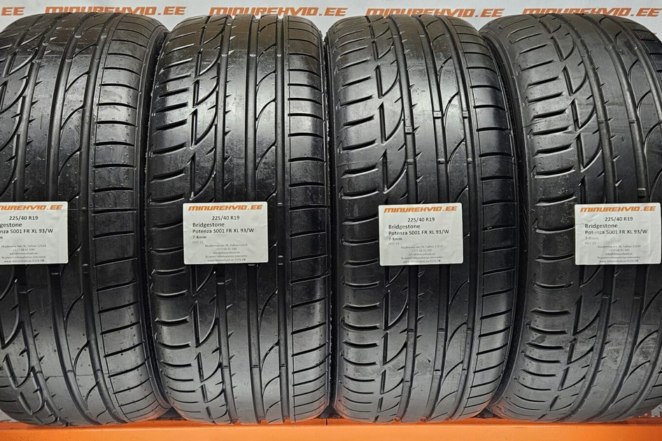 Kasutatud suverehv 225/40R19 Bridgestone Potenza S001 FR XL 93/W