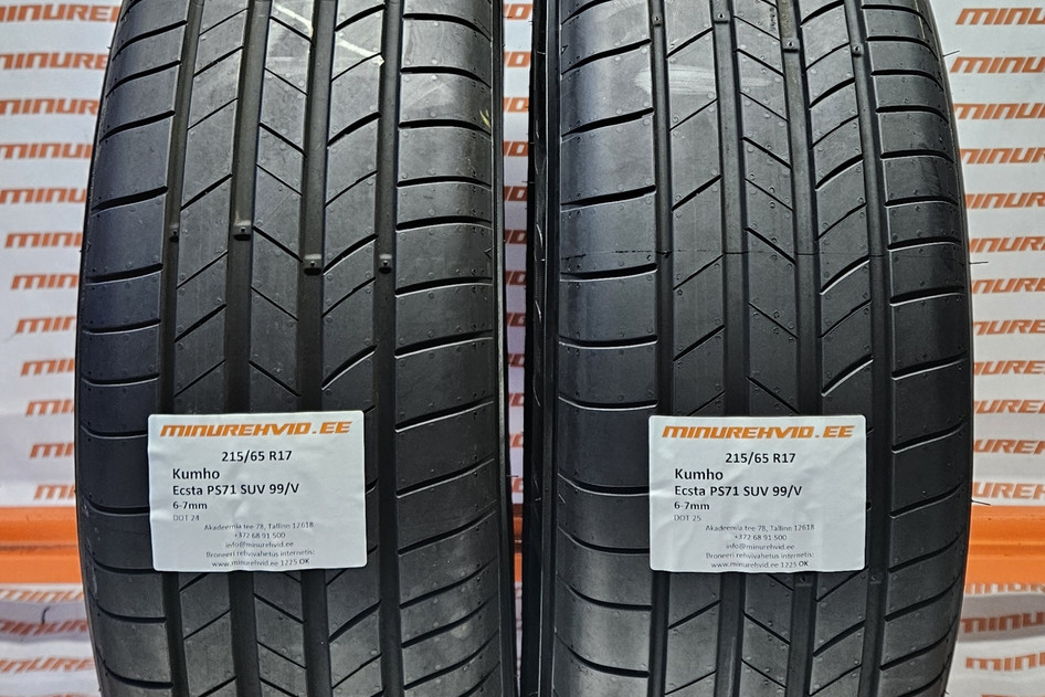 Used summer tire 215/65R17 Kumho Ecsta PS71 SUV 99/V