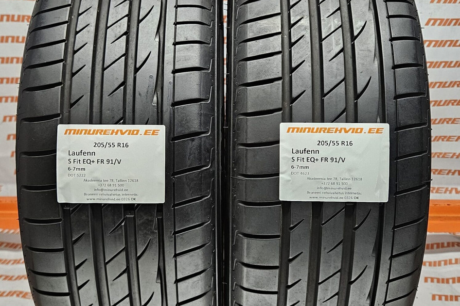 Kasutatud suverehv 205/55R16 Laufenn S Fit EQ+ FR 91/V