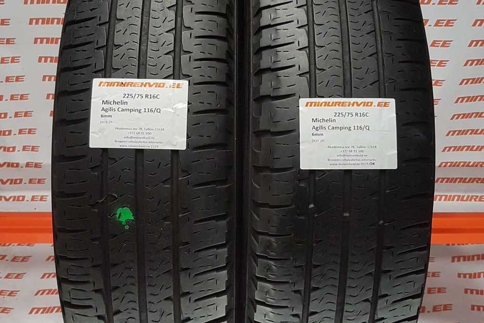 Used summer tire 225/75R16 Michelin Agilis Camping 116/Q/
