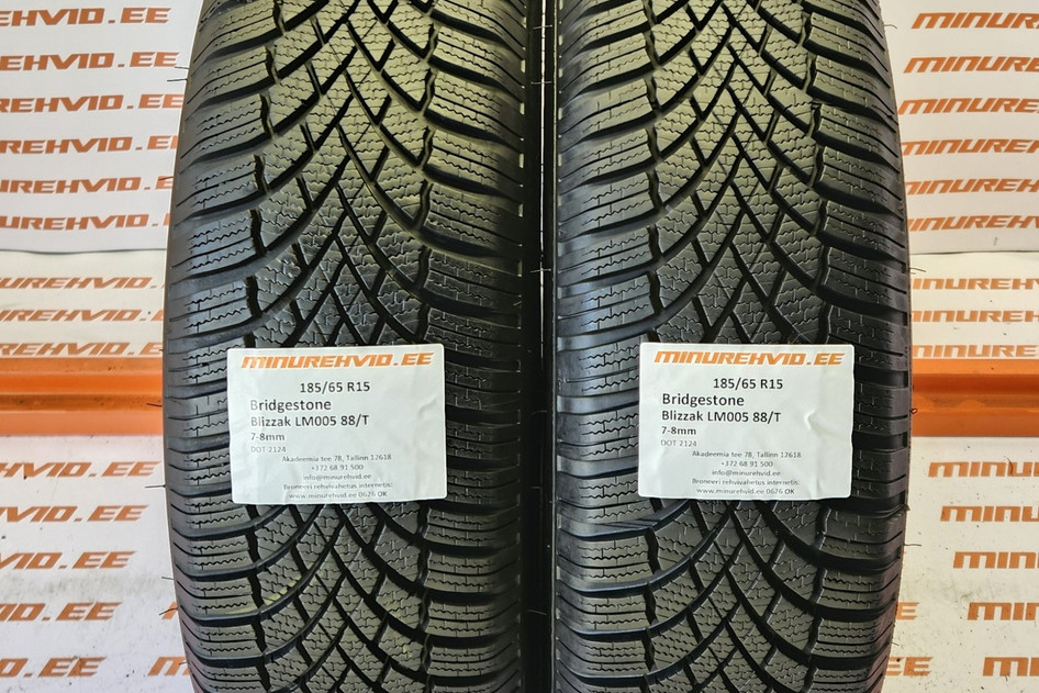Kasutatud lamellrehv 185/65R15 Bridgestone Blizzak LM005 88/T 2124